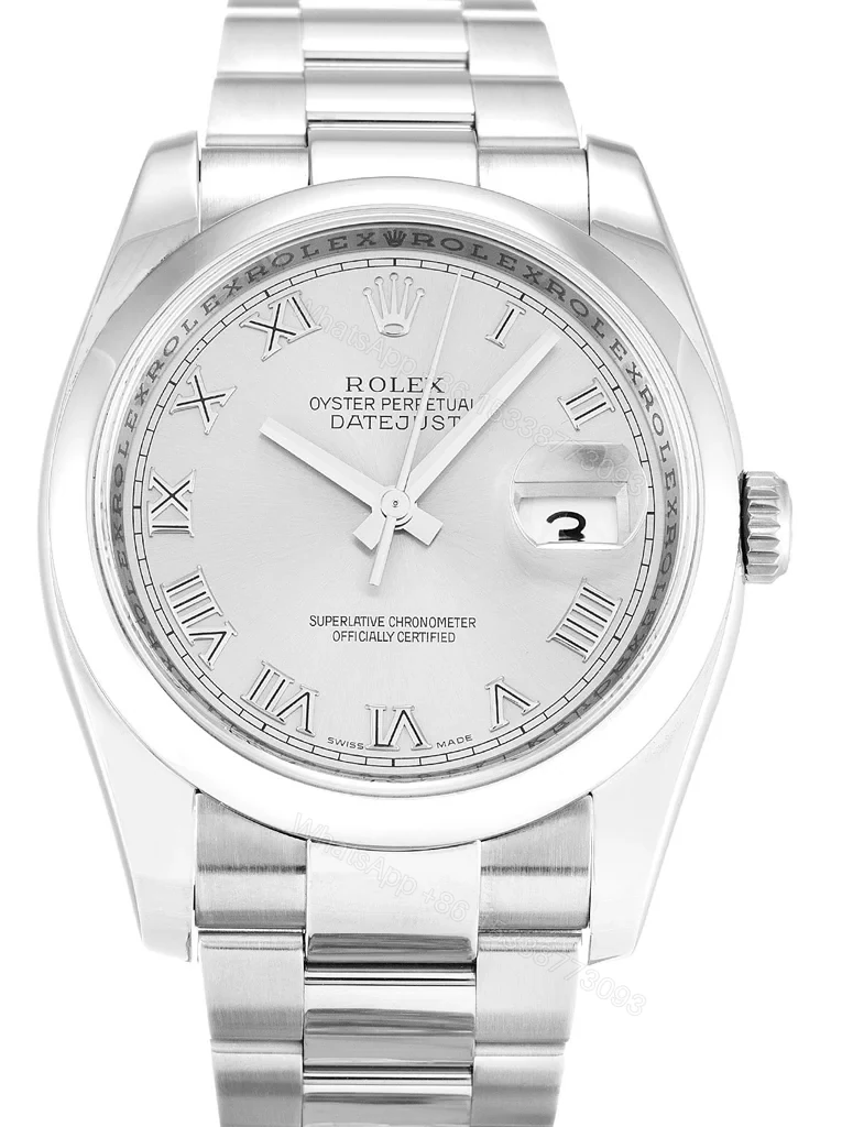 Replica Rolex Datejust Silver Dial 116200 36 mm — view 1