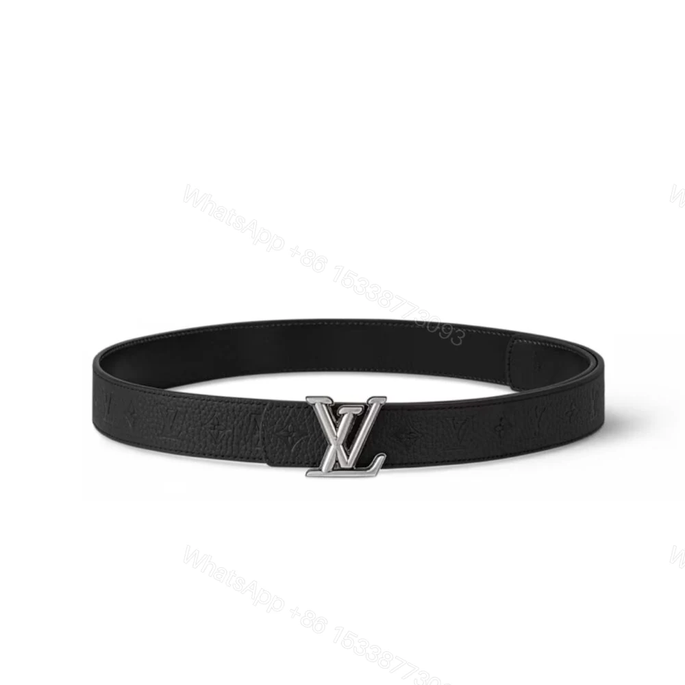 View 6 of LOUIS VUITTON LV DIMENSION 30MM DOUBLE SIDED BELT BLACK M8854U