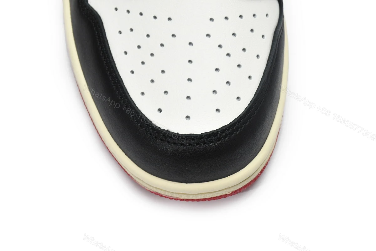 View 7 of Travis Scott x Air Jordan 1 Low Black Red DM7866-166