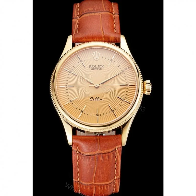 View 2 of Superclone Rolex Cellini Gold Dial REP016808