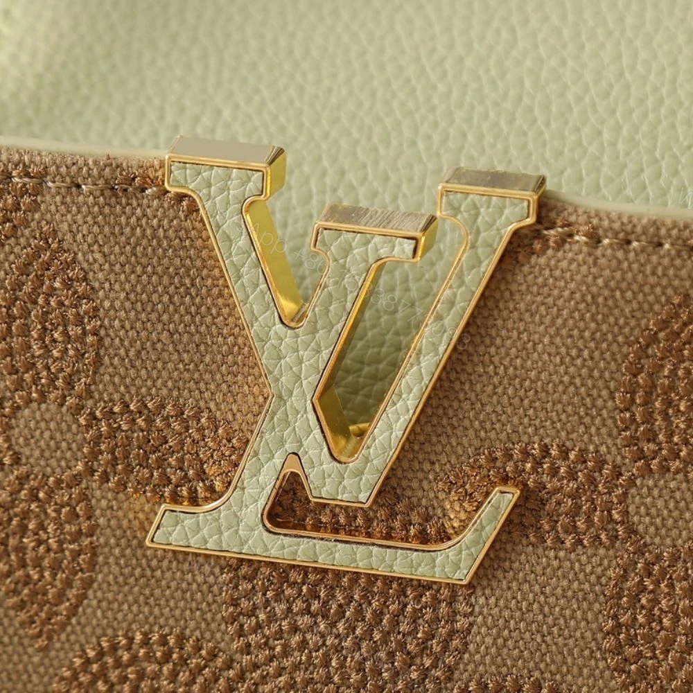 View 8 of Louis Vuitton Capucines BB Green Brown 27cm