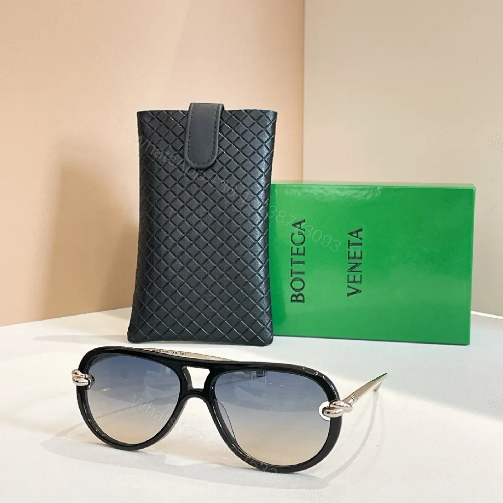 View 3 of Sleek Leather Card Case & Sunglasses Duo: Quiet Luxe Set