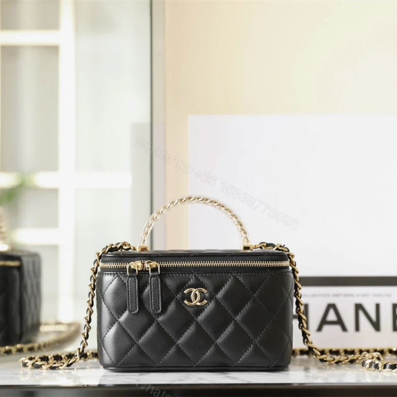 View 3 of 高仿Chanel*24S系列AS3765手柄盒子包黑色色免檢版