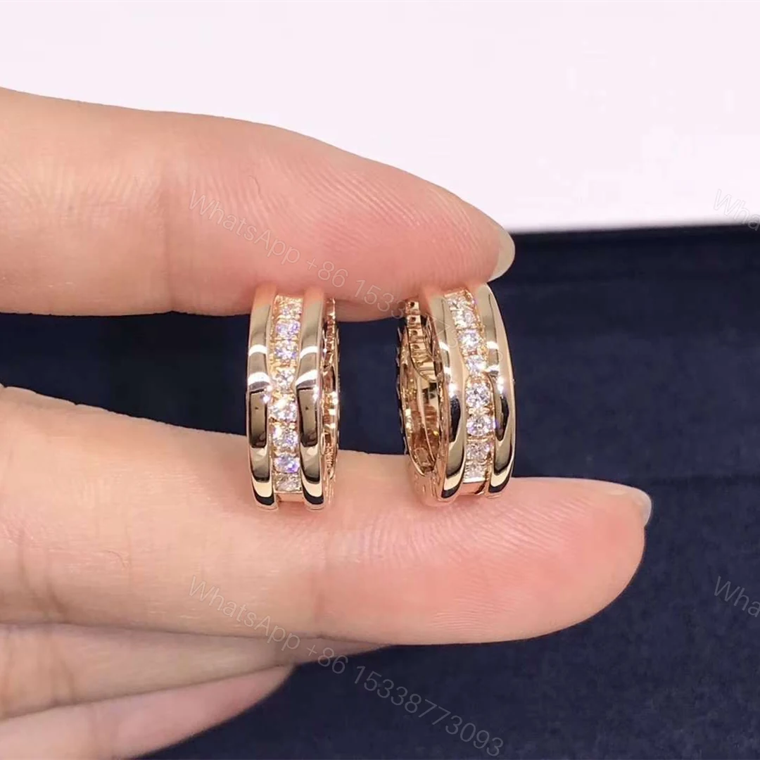 Bulgari B.zero1 Small Hoop Earrings — view 1