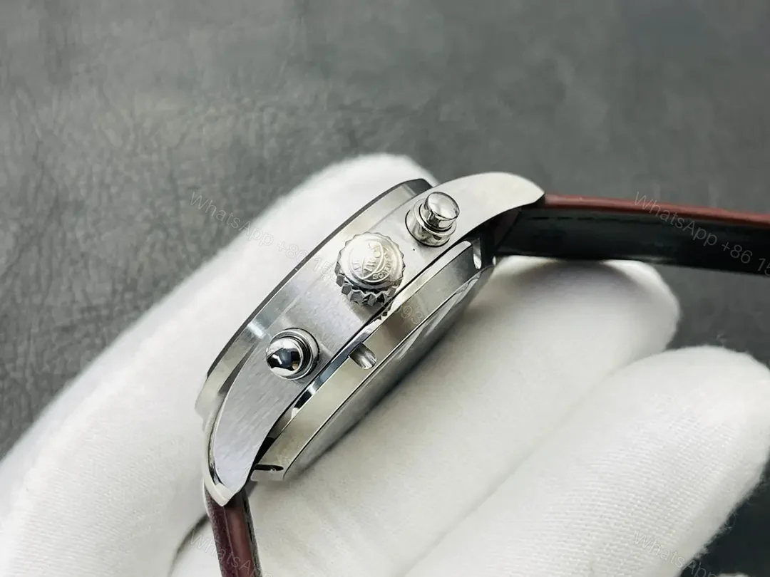 View 5 of IWC Year Of The Tiger Chronograph Burgundy Dial Leather Strap Ultimate 41MM IWC-TIGER-CHR-BRG41
