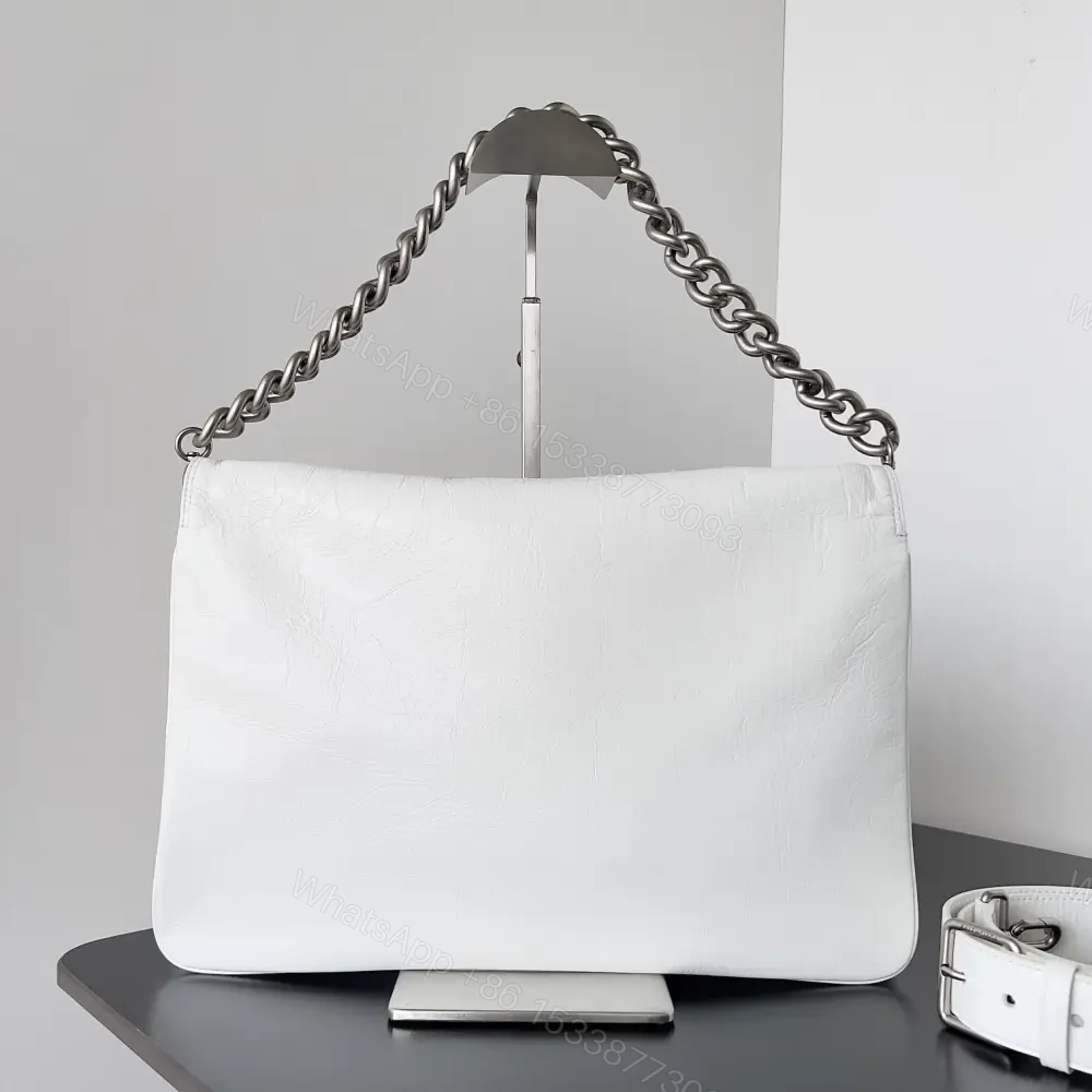 View 2 of 高仿Balenciaga*BBSolt系列腋下包白色M
