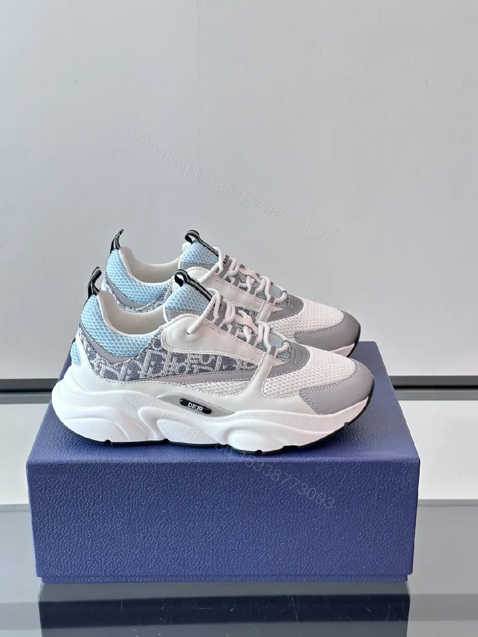 View 2 of White Leather Texture Sneakers: Modern Luxe Comfort Shoes