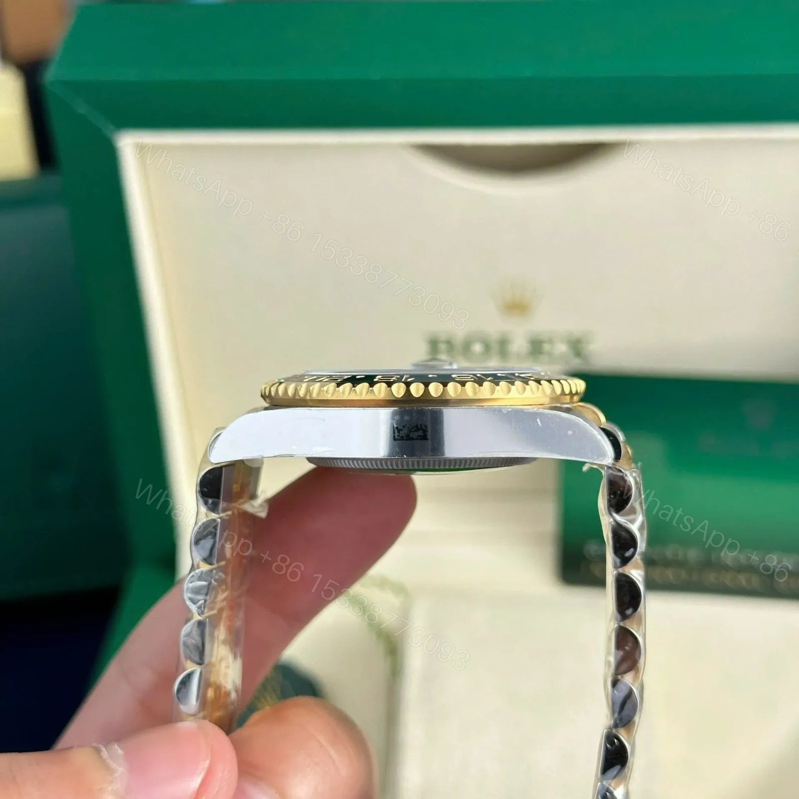 View 10 of Superclone Rolex GMT-Master II Black Dial “Zombie” 126713GRNR