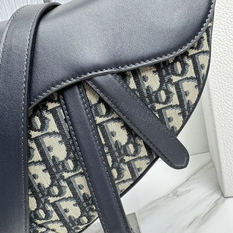 View 7 of Chic City Saddle Bag: Monogramed Teardrop Luxury Bag