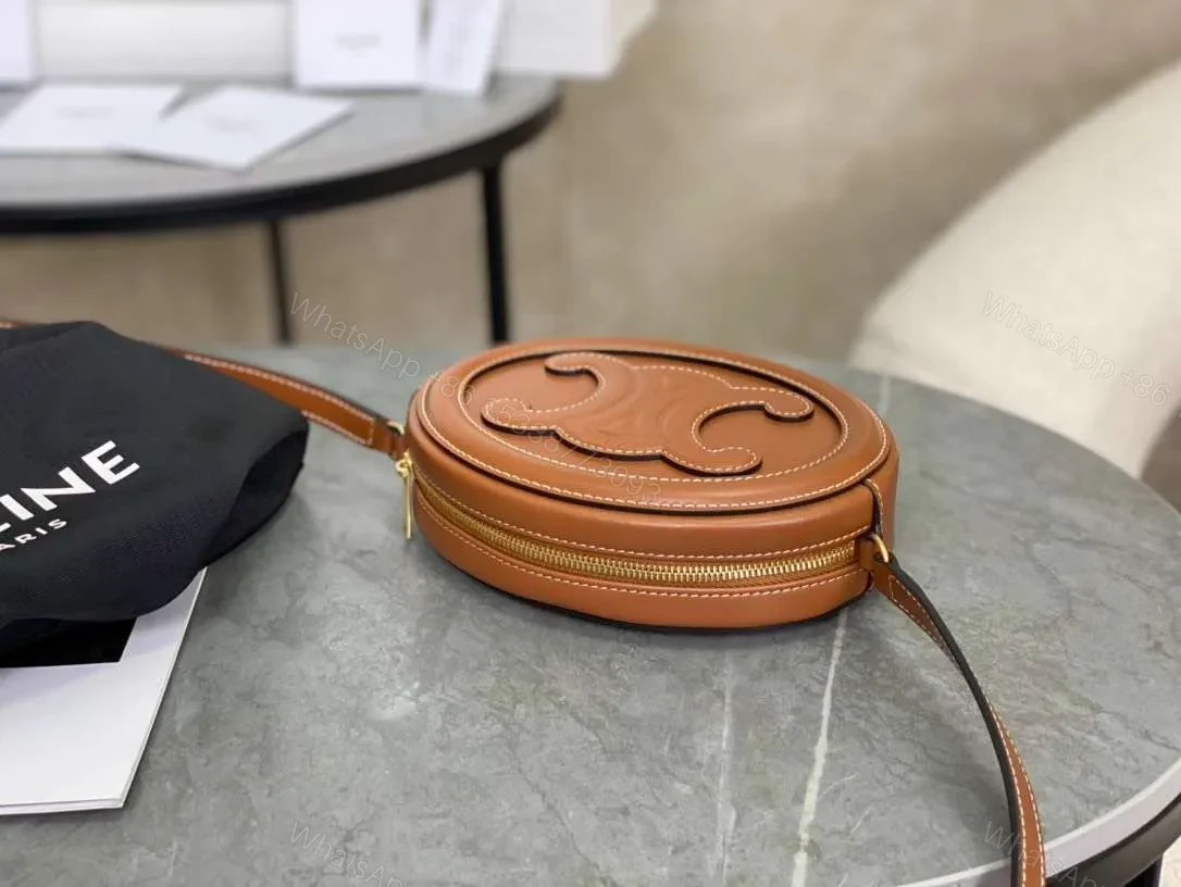View 7 of Celine Mini Handbag Replica 11 Brown Soft Leather 16×12.5x4cm
