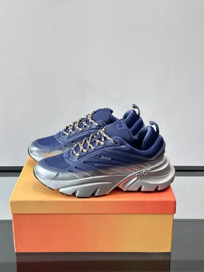 View 7 of DIOR B44 BLADE SNEAKERS GRADIENT BLUE AND SILVER-TONE – CD212