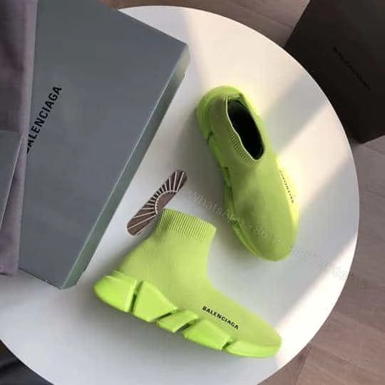 View 7 of BALENCIAGA MEN’S SPEED 2.0 SNEAKER IN YELLOW – BB140