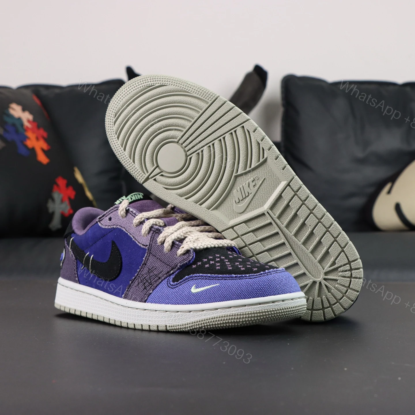 View 3 of Jordan 1 Retro Low OG Zion Williamson Voodoo Alternate 2025 Reps