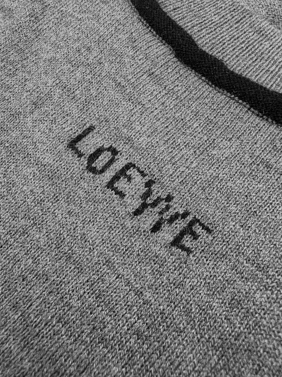 View 3 of Grey Mélange Knit Tee — Subtle Trim, Modern Comfort, Premium Casual