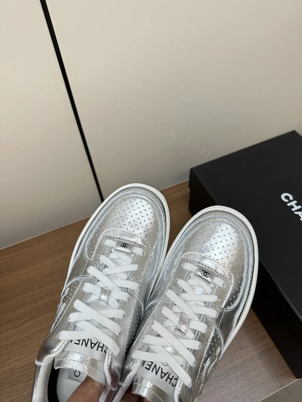 View 8 of Shimmering Metallic Platform Sneaker: Luxe Street Style Sneaker