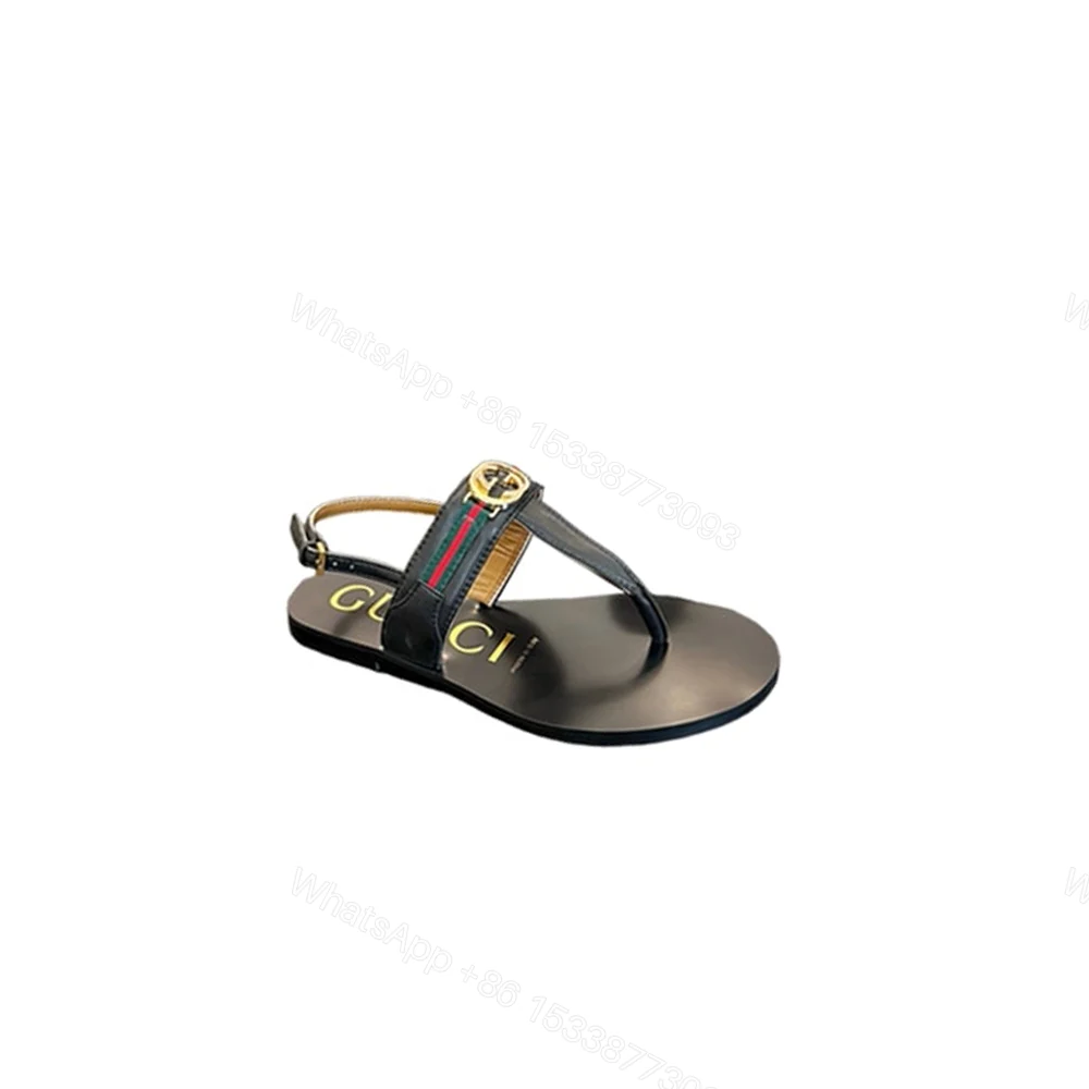 GUCCI Women’s Interlocking G Web sandal 765423 — view 1