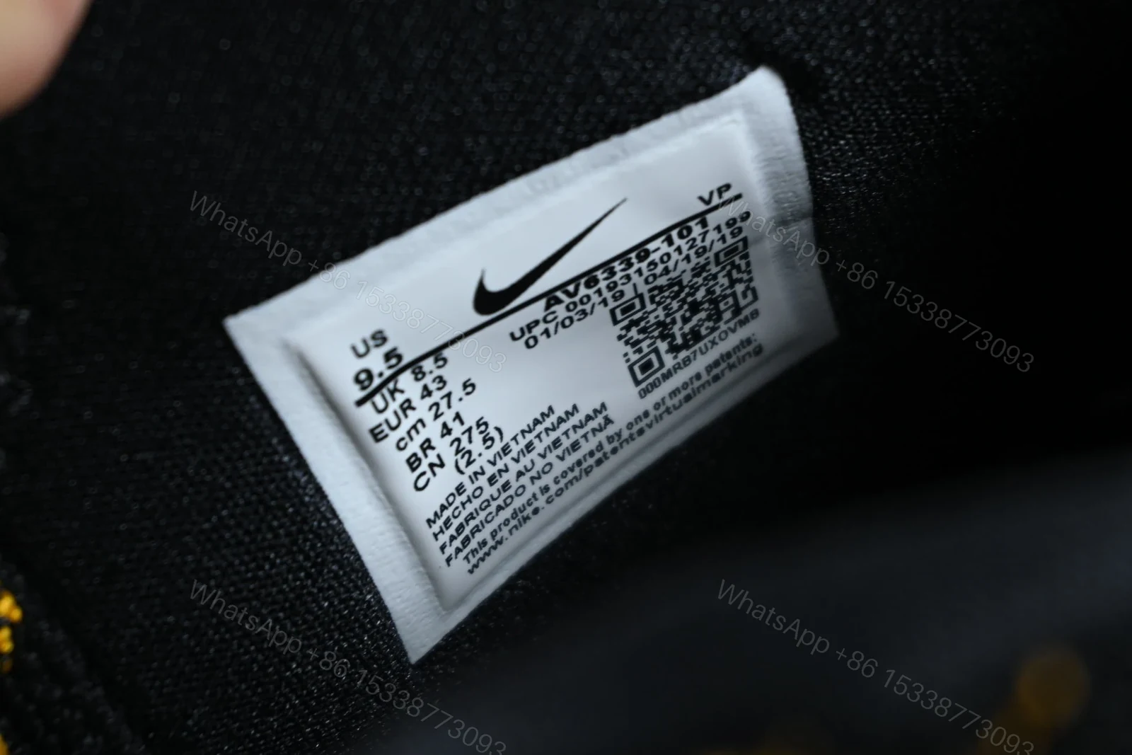 View 8 of Nike Kobe 4 Protro White Black Del Sol