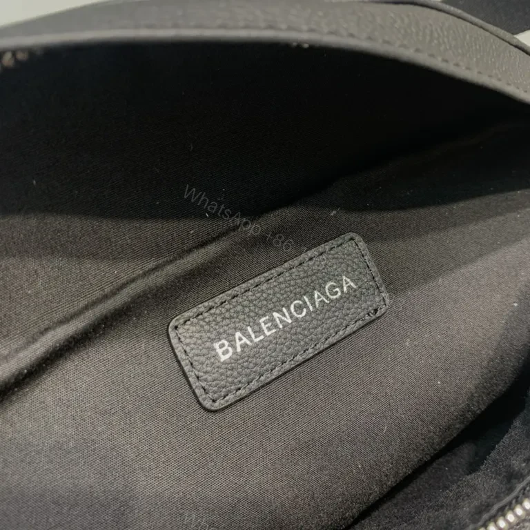 View 2 of Pebble Leather Belt Bag â€” Street-Chic Luxury, Logo-Bold