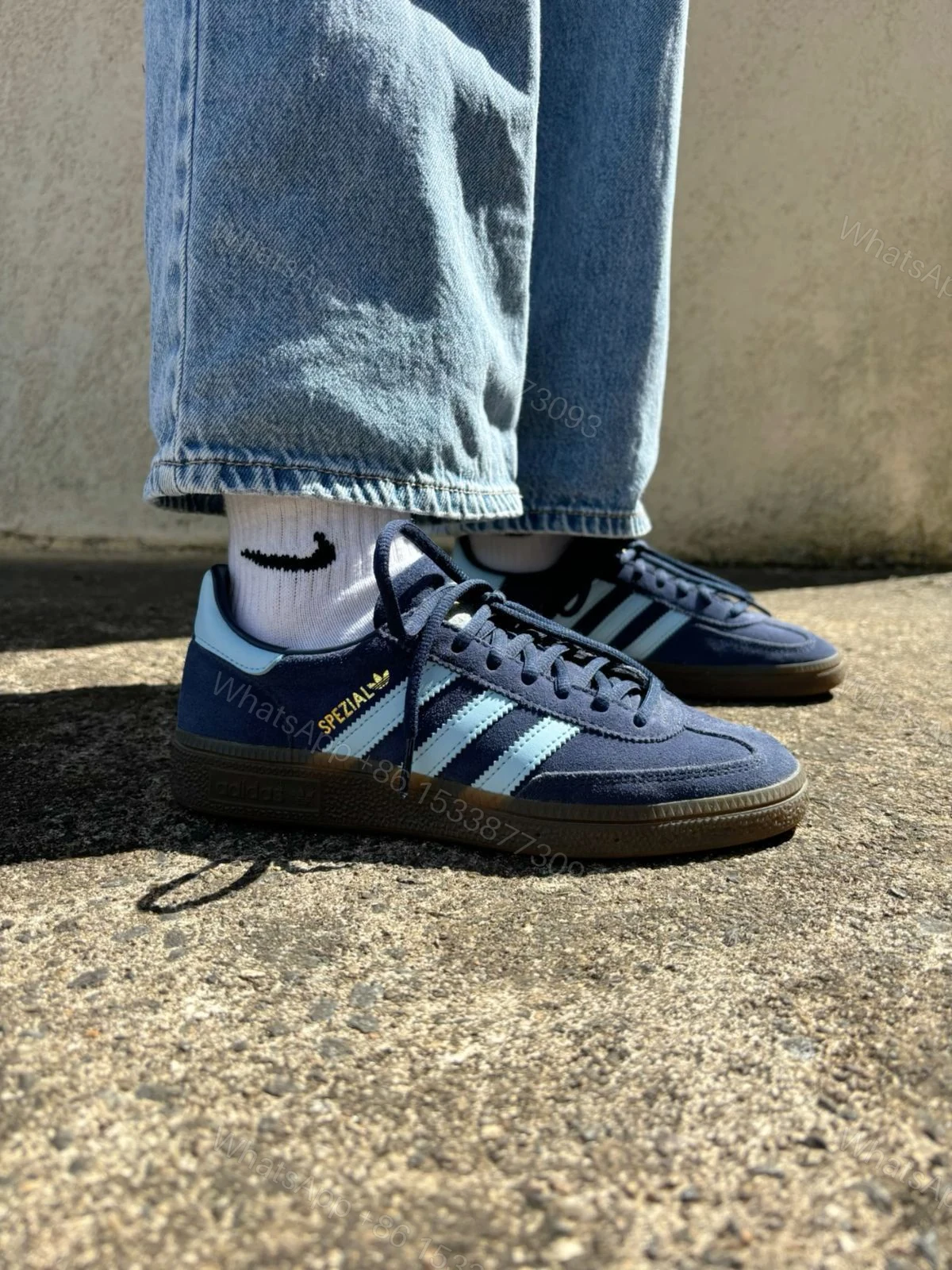 View 3 of First Copy Adidas Handball Spezial Navy