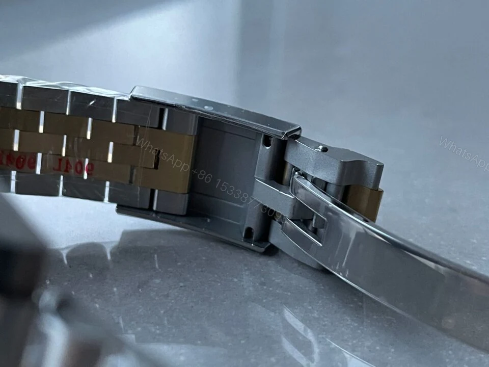 View 10 of EWF Factory 1:1 Rolex GMT-Master II 126713GRNR 904L YG/SS Black Dial Dots VR3285