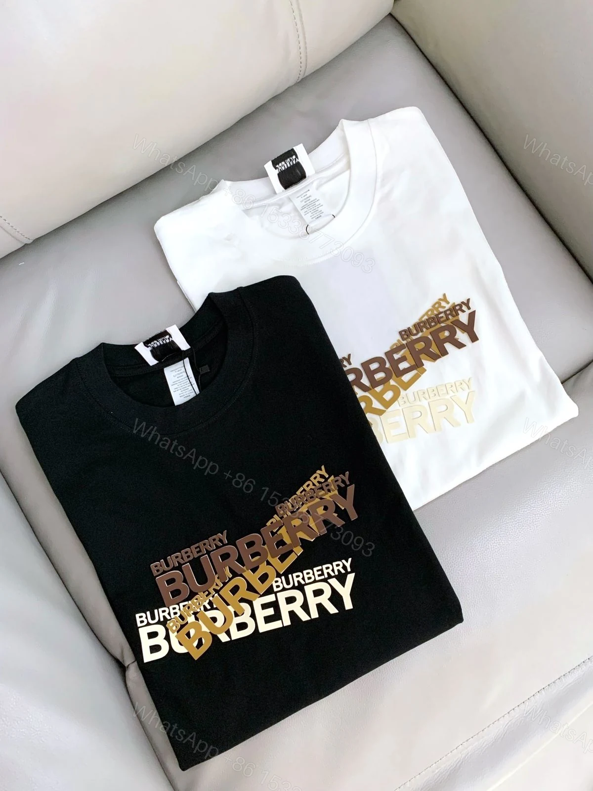 View 14 of FIRST COPY BURBERRY DESIGNER ROUND NECKS SUMMER T-SHIRT