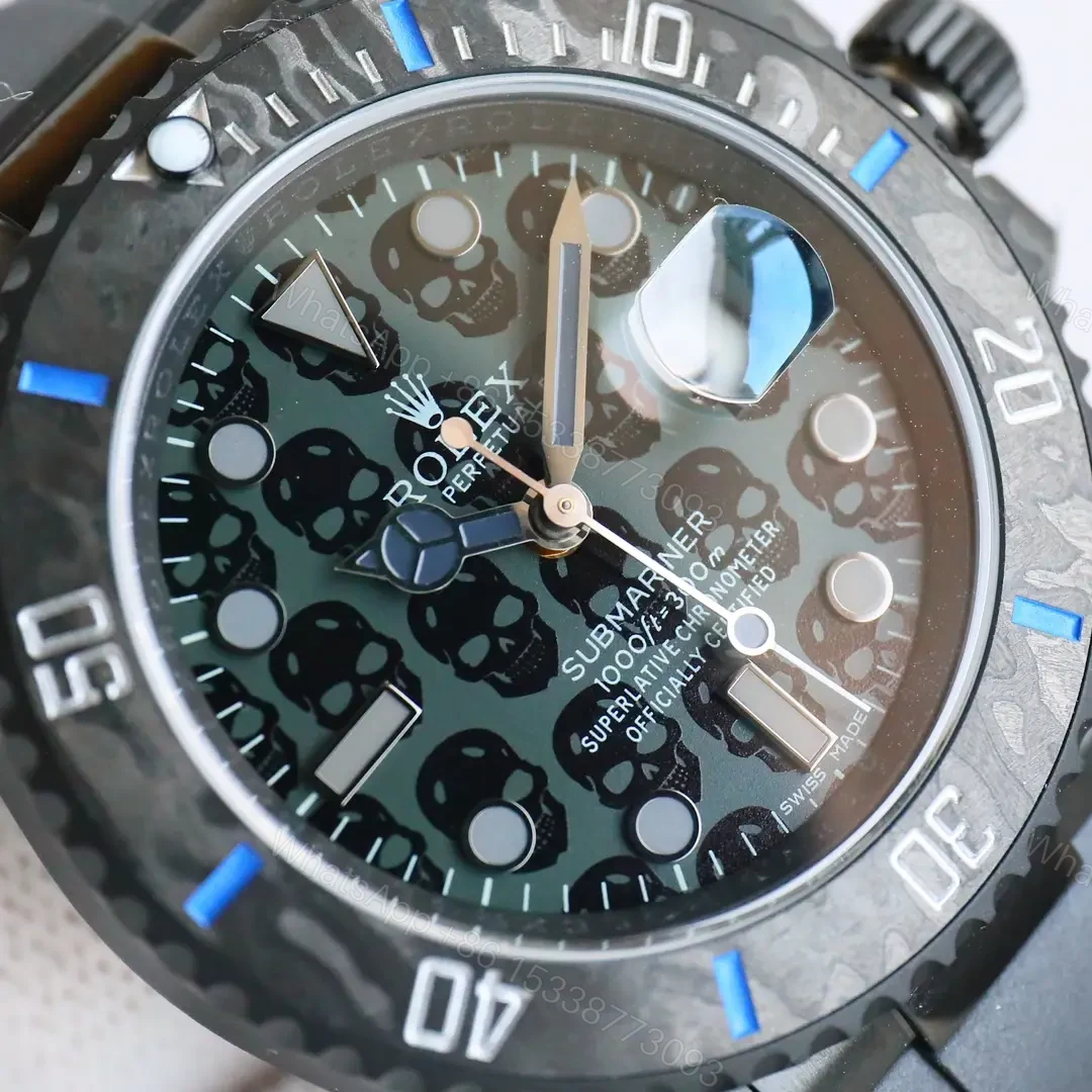 View 3 of Fearless black carbon submariner replica 40MM Blaken B33 Edition RG-BLAKEN-SUB-B33-BLACK-CARBON