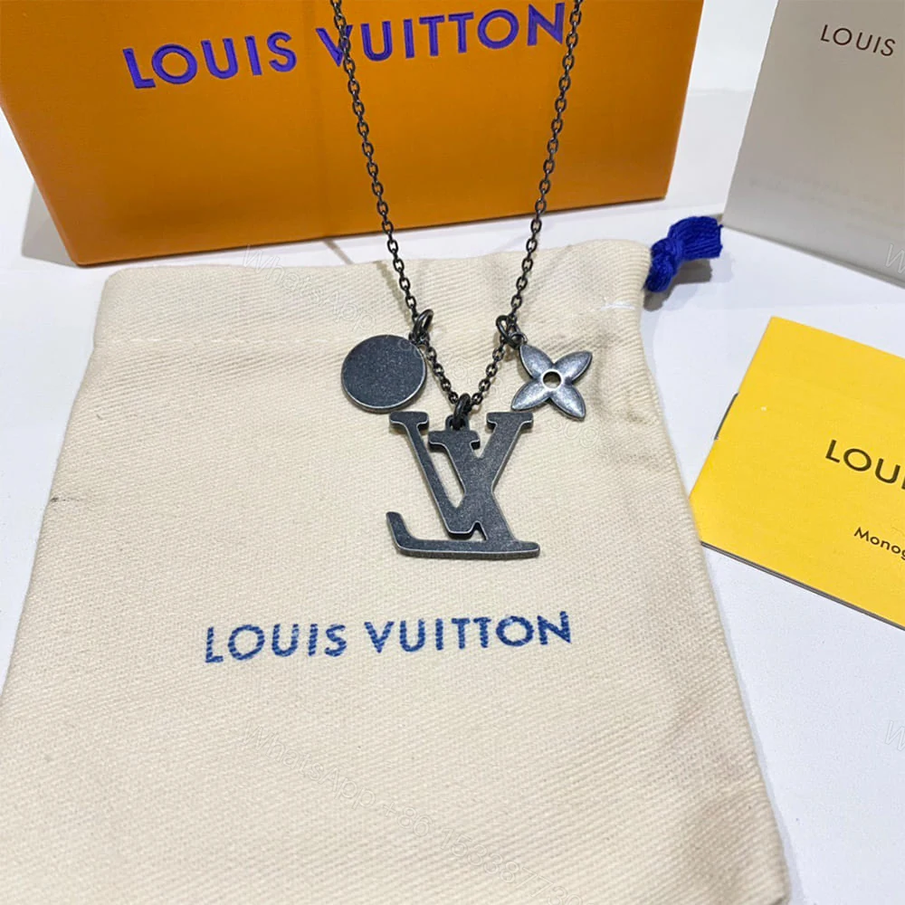 View 3 of LV Initiales Pendant Necklace