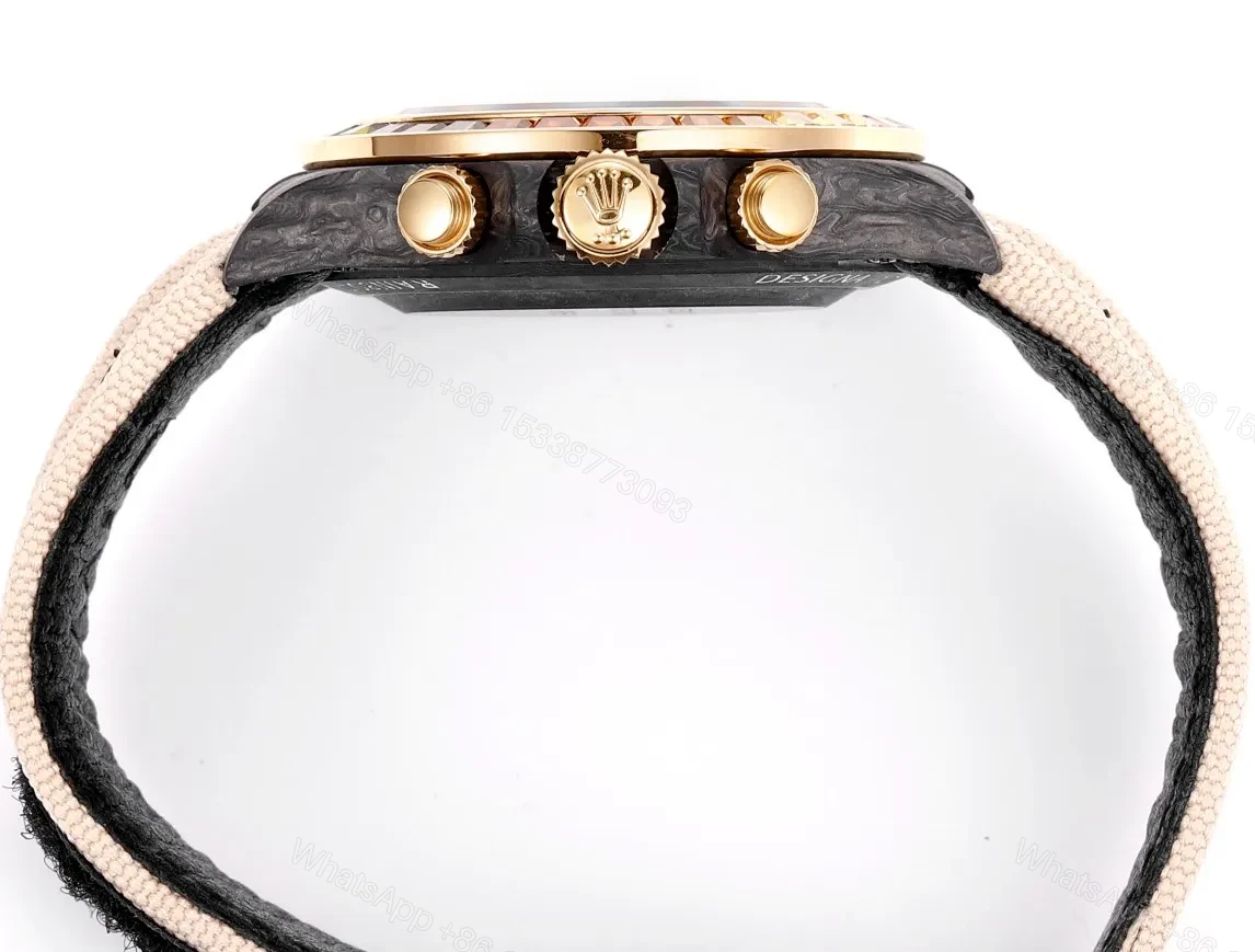 View 5 of EW Factory Clean Factory TW Rolex Daytona Carbon Fiber Rainbow Watch