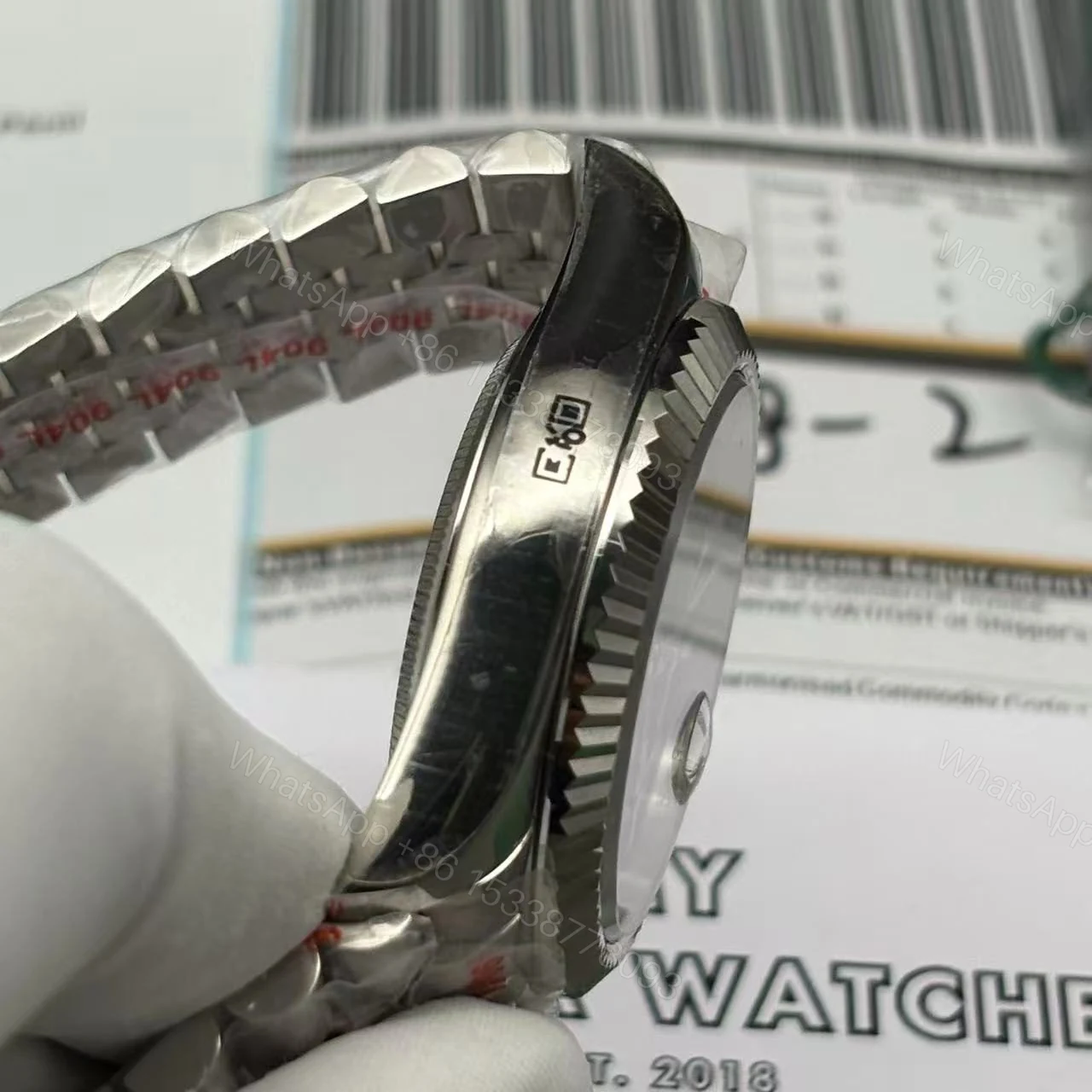 View 6 of Superclone Rolex Sky-Dweller 42 mm Bright black Dial 336934 Jubilee