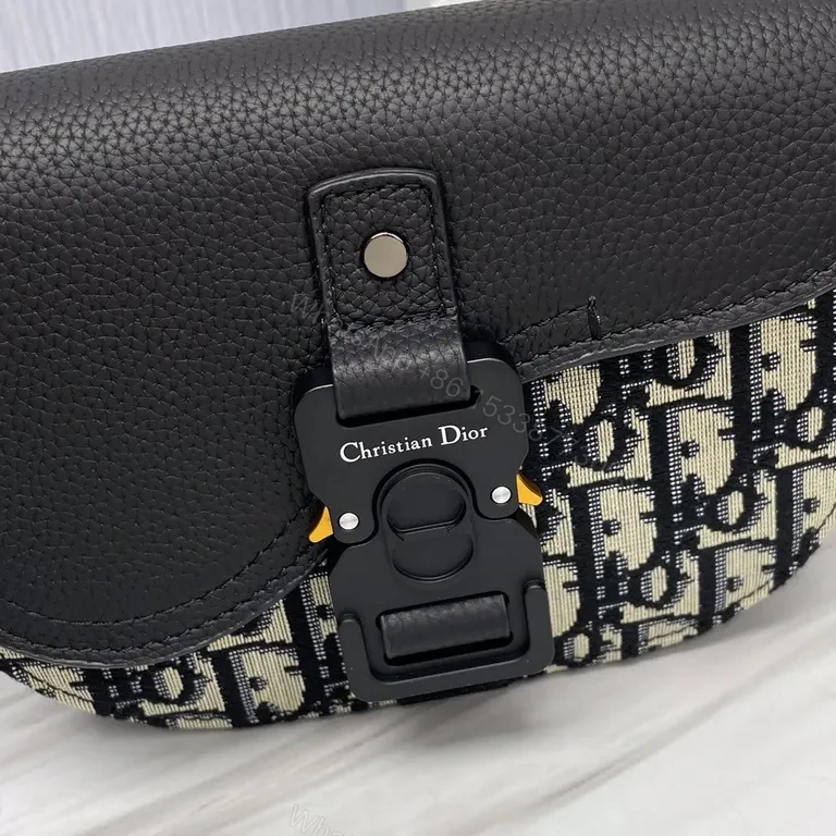 View 9 of Compact Dior-Inspired Crossbody: Elliptical Charm Bag
