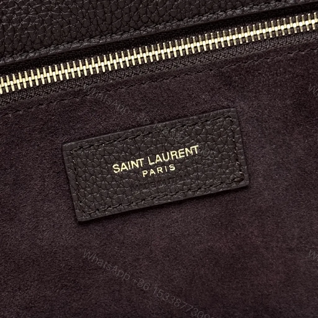 View 4 of Premium Leather Tote: Structured, Everyday Luxury, Gold Charm