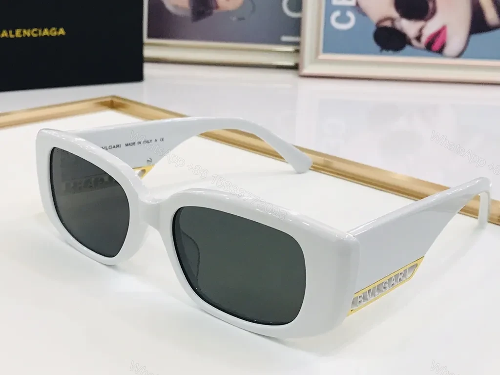View 7 of BVLGARI Luxe Frames: Oversized Black Acetate Sunglasses