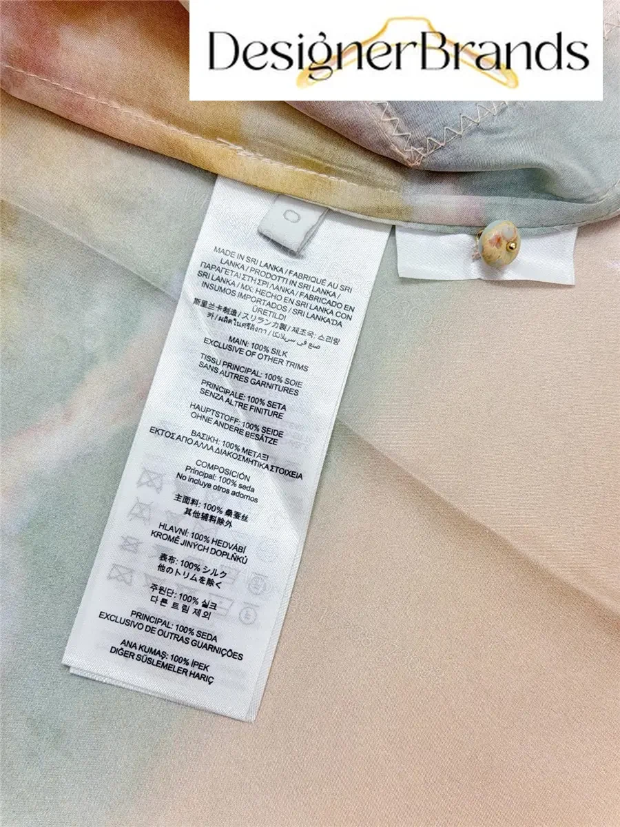 View 4 of Zimmermann Daylight Relaxed Silk Shirt
