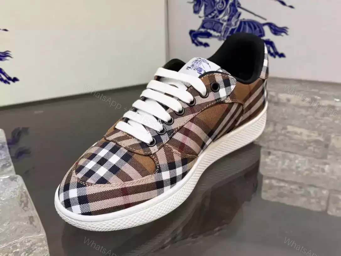 View 3 of BURBERRY TERRACE CHECK SNEAKERS – BBR106