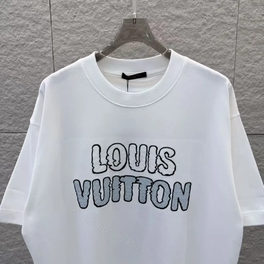 View 8 of White Cotton Tee – Minimalist Luxury Logo Shirt