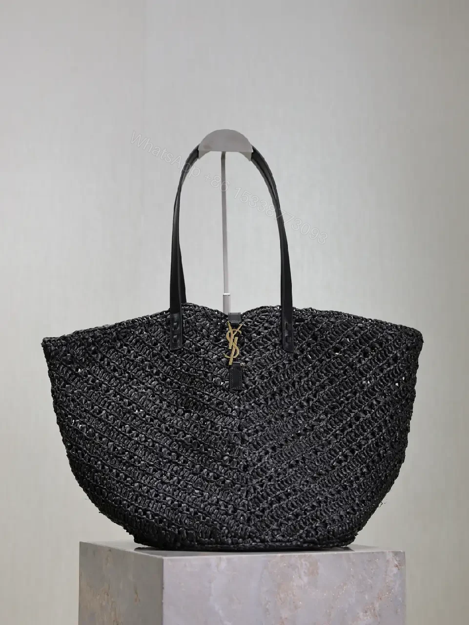 View 5 of Gold-Accent Crochet Tote: Premium Texture, All-Day Carry