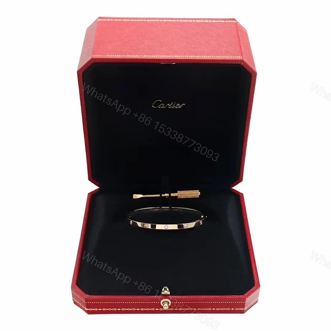 View 4 of Cartier Love Bracelet Small Model 10 Diamonds