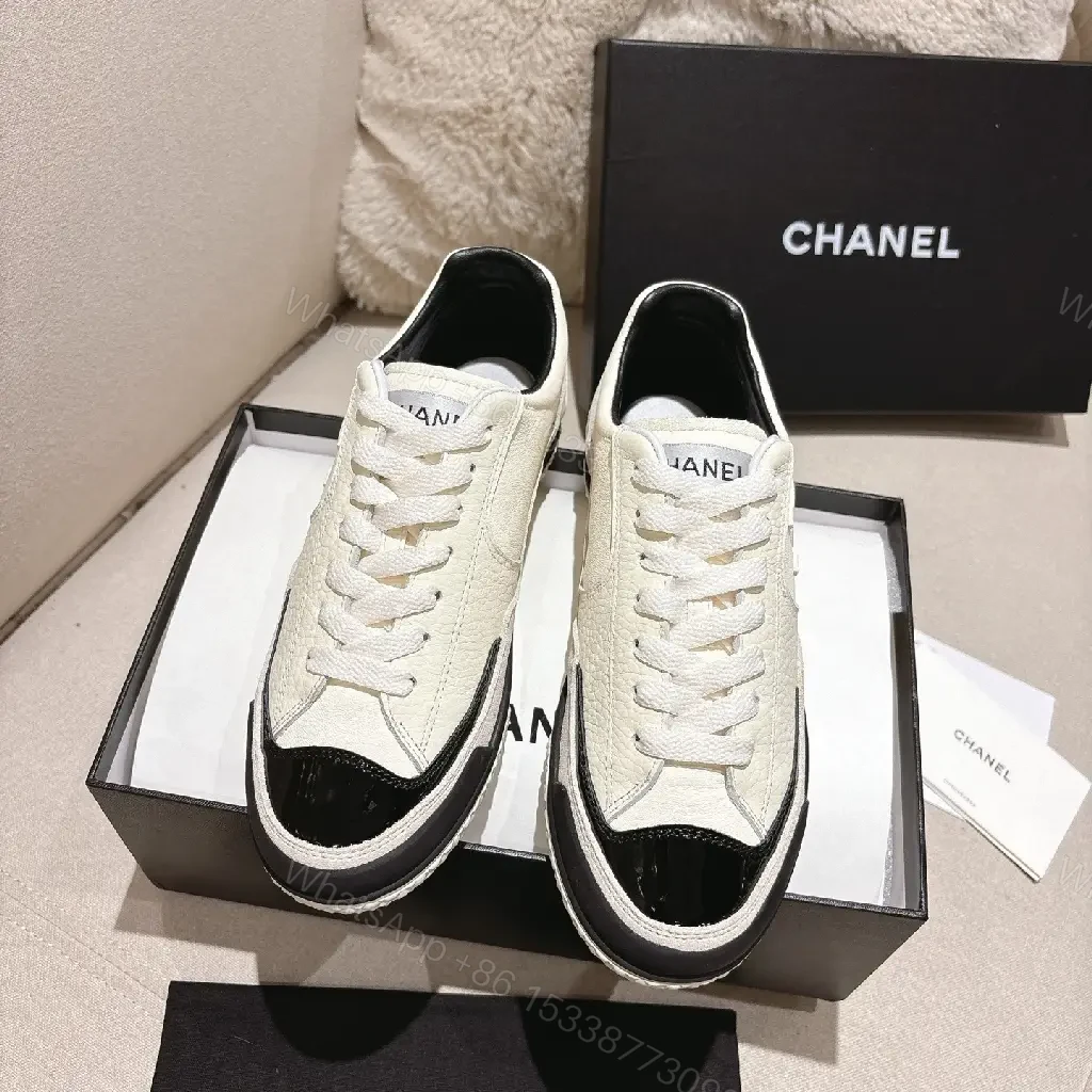 View 5 of Textured Leather Luxe Sneakers for All-Day Comfort
