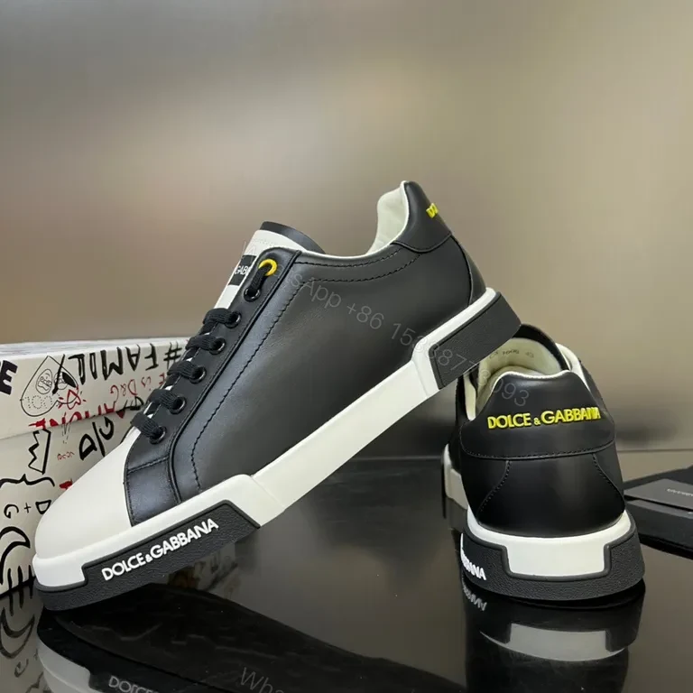 View 4 of Monochrome Edge Luxe Sneaker: Dolce & Gabbana Style, Everyday Comfort