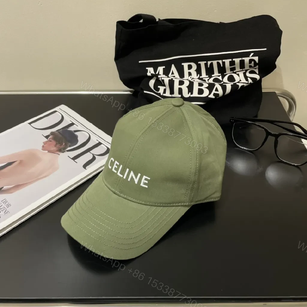 Olive Cotton-Blend Cap: Subtle Luxury, All-Day Comfort — view 1