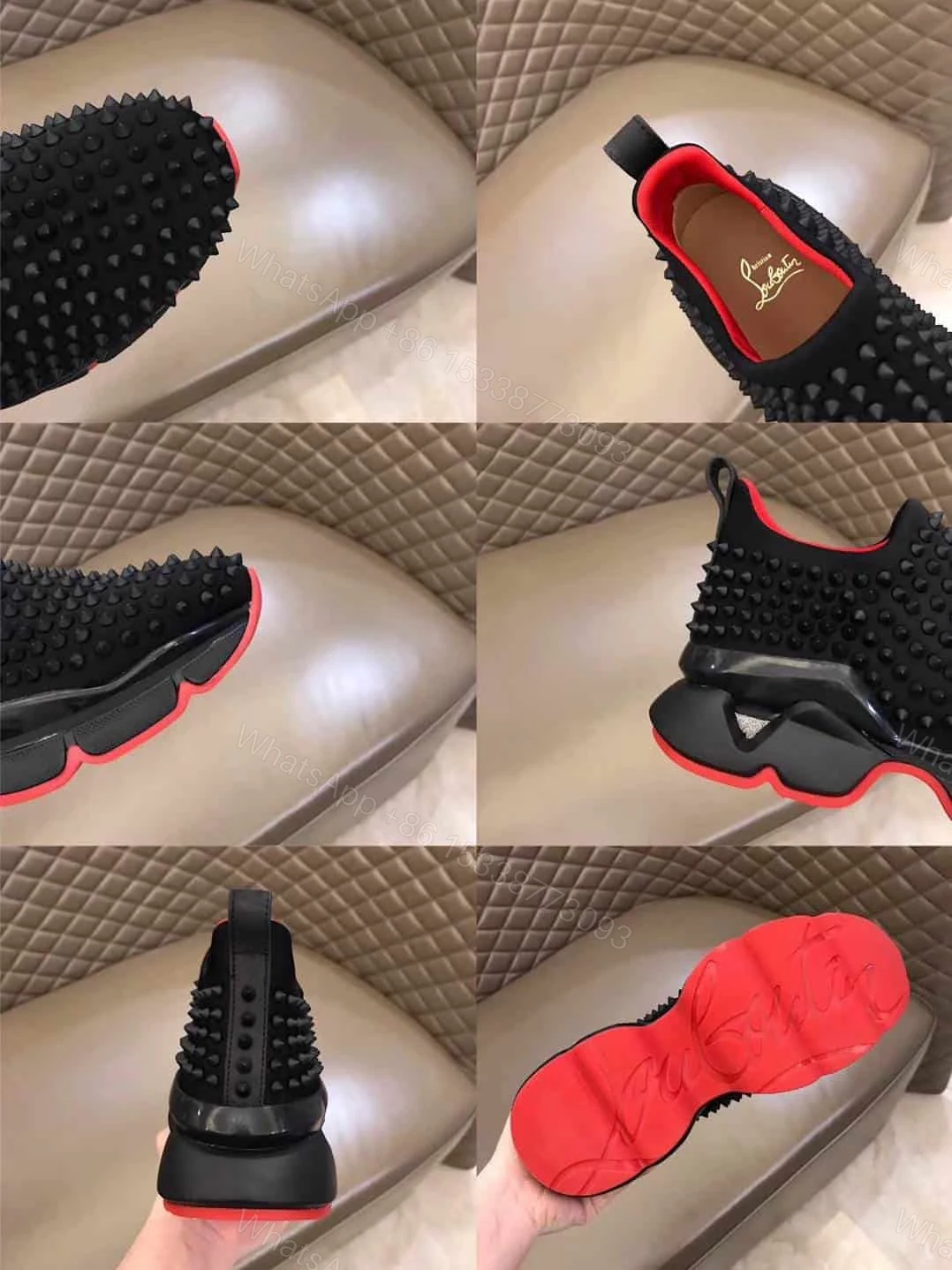 View 3 of CHRISTIAN LOUBOUTIN SPIKE SOCK SNEAKER – CL52