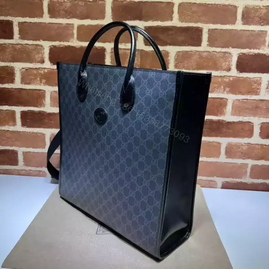 View 4 of MEDIUM TOTE BAG WITH INTERLOCKING G – GBC052