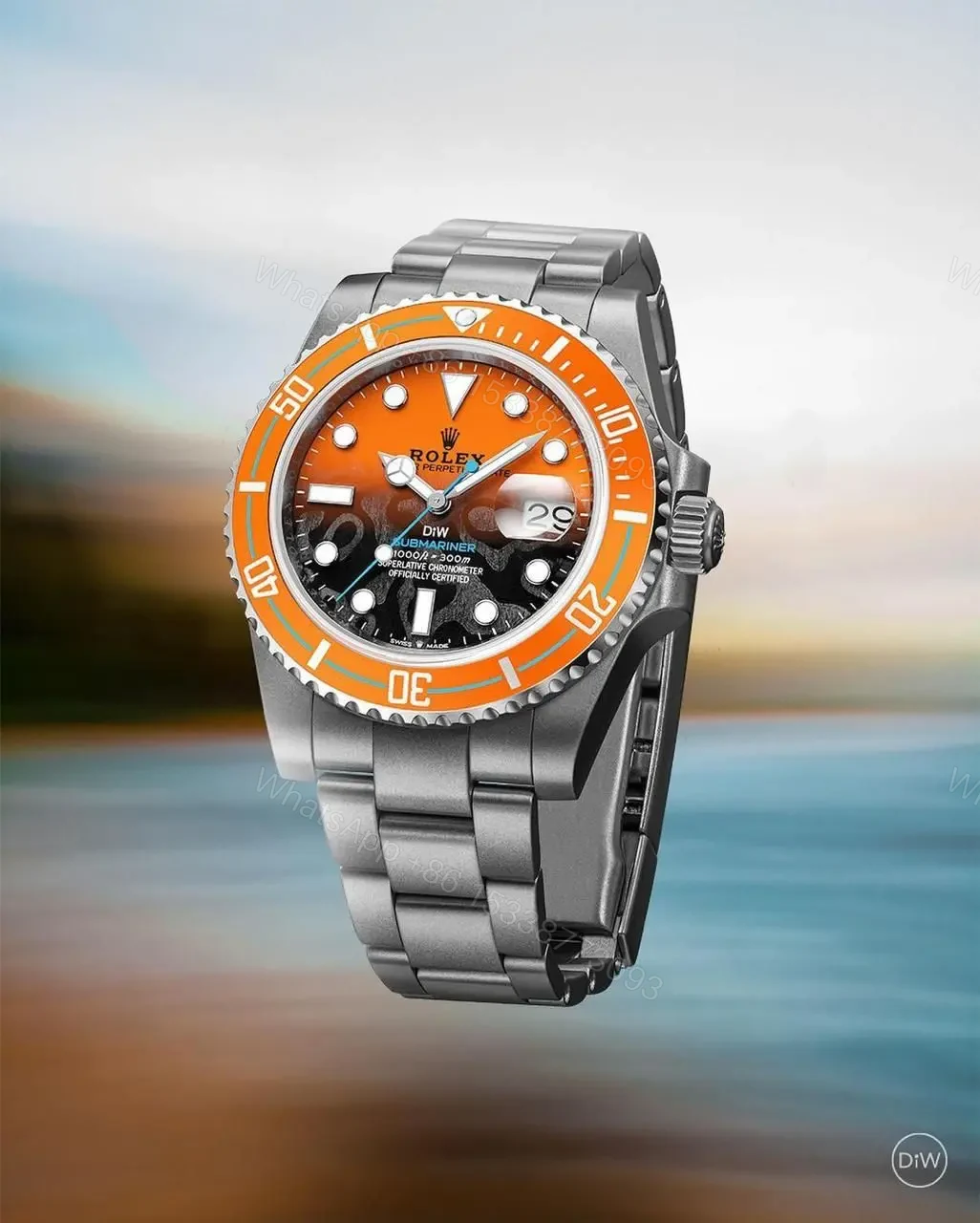 View 2 of Rolex Submariner DiW Orange