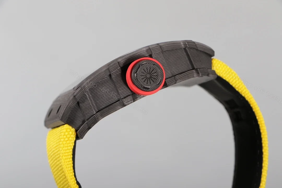 View 5 of Richard Mille RM35-01 NTPT Carbon Fiber RMUL3 Yellow Strap Watch RM35-01-CF-YELLOW