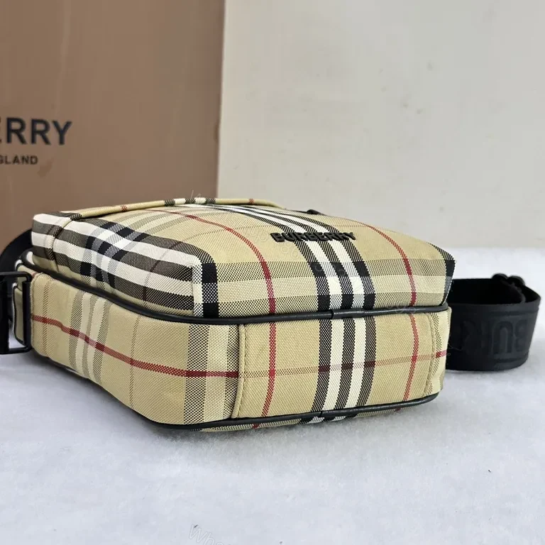 View 8 of Heritage Plaid Crossbody Bag - Compact Luxury, Burberry-Inspired Style