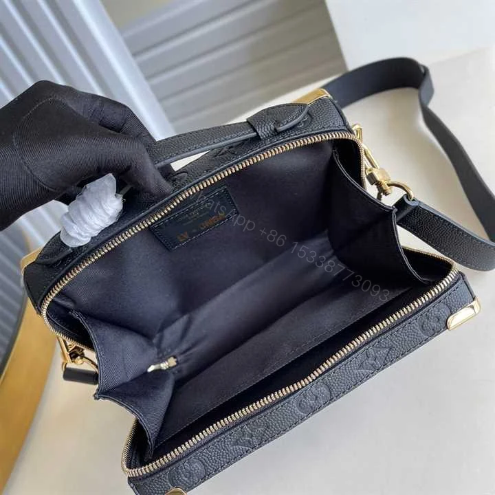 View 9 of M45785 LOUIS VUITTON X NBA HANDLE TRUNK MONOGRAM COATED CANVAS TEXTILE LINING IN BLACK