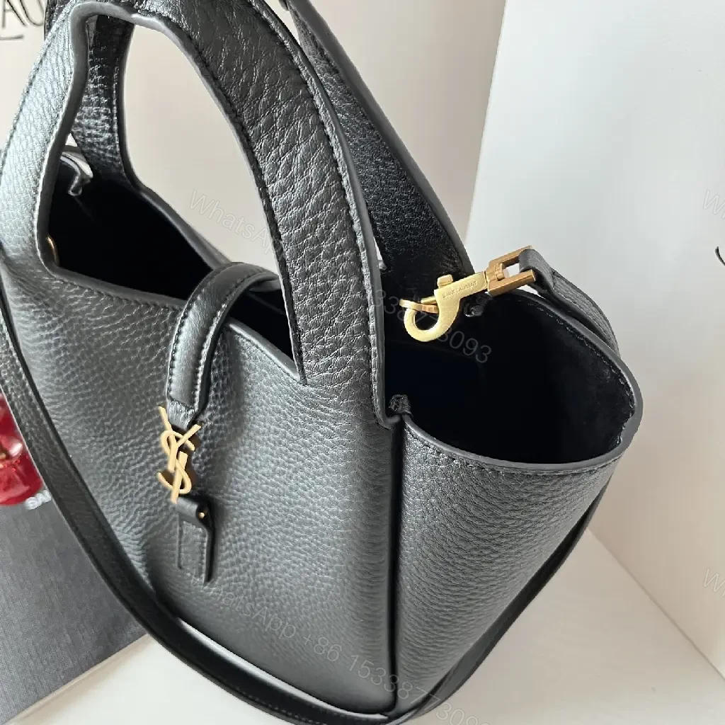 View 2 of Pebbled Leather Structured Tote - Everyday Luxe Carry
