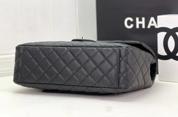 View 4 of Chanel Classic Maxi Flap Bag Replica 111397
