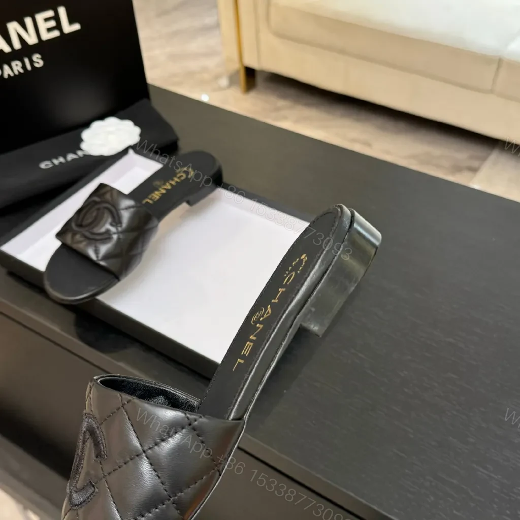 View 4 of Quilted Leather Slide: Subtle Luxury, All-Day Comfort