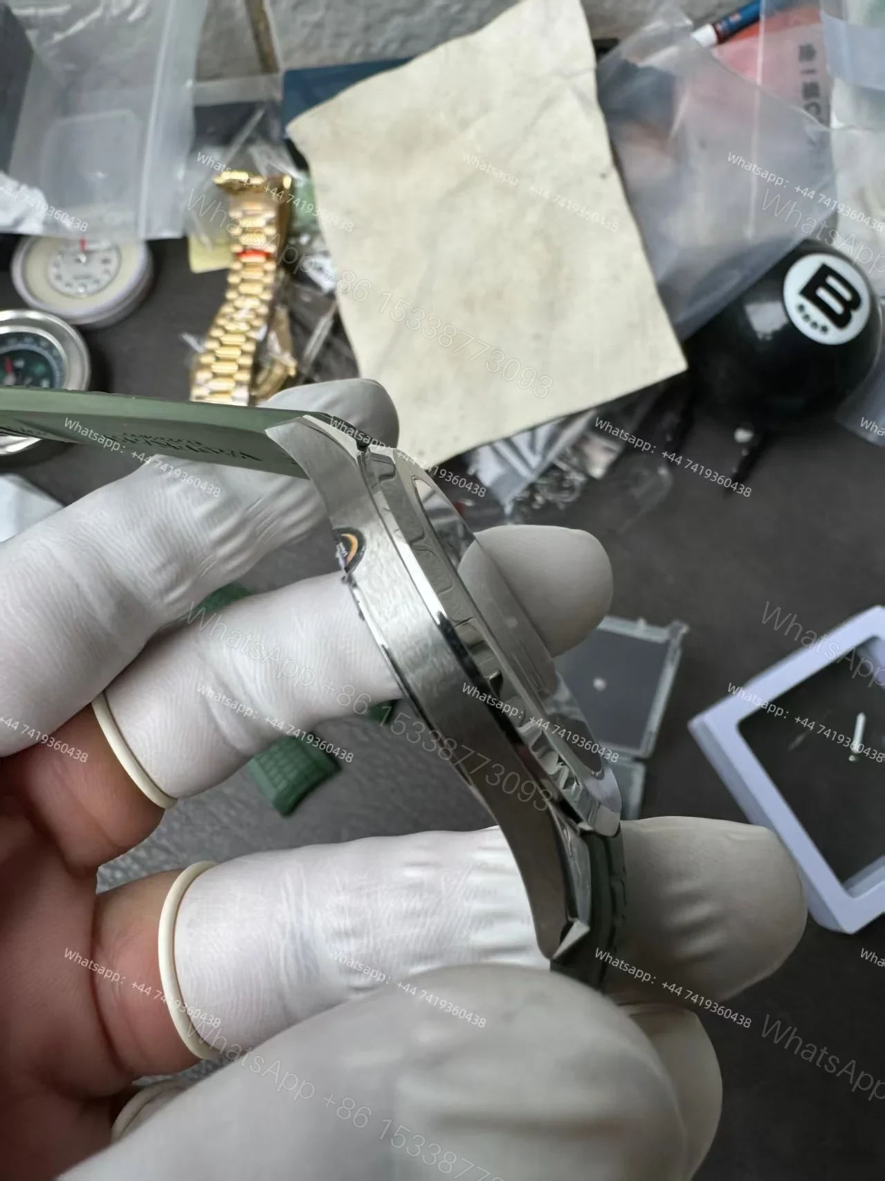 View 12 of Patek Philippe Super Clone Aquanaut 5168G-010 Khaki Green 42.2MM
